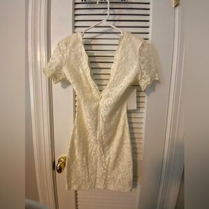 Never Worn Ivory White Lacy Dress - Perfect for Wedding Events!